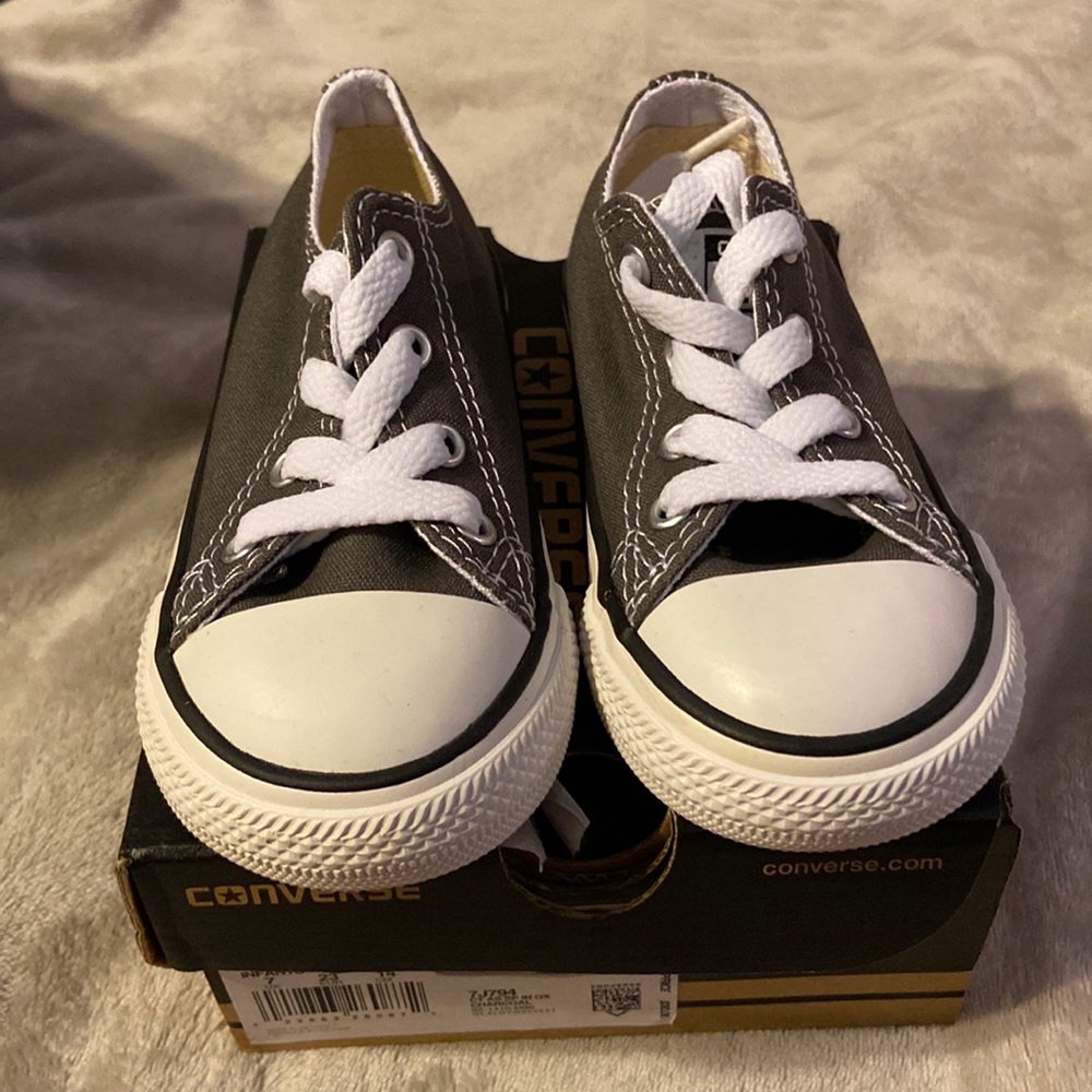 Converse Charcoal Chucks infant boys size 7